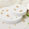 16Pcs 8 Style Brass Stud Earring Findings FIND-TA0001-85-16