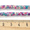 Baking Paint Synthetic Turquoise Beads Strands G-H060-02A-03-5