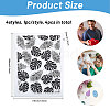 CHGCRAFT 4Pcs 4 Styles Silicone Clear Stamps AJEW-CA0006-51-2