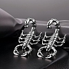 Zinc Alloy Scorpio Stud Earrings for Women PW-WGEECCA-01-1