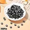 200Pcs Transparent Acrylic Beads TACR-YW0002-08A-1