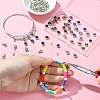 DIY 304 Stainless Steel Expandable Bangle with Charms Making Kit DIY-YW0008-68-5