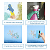 Waterproof PVC Colored Laser Stained Window Film Adhesive Stickers DIY-WH0256-032-3