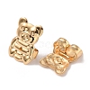 Brass Ear Nuts FIND-WH0133-06G-1