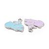 Alloy Enamel Pendants ENAM-G213-22P-3