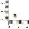 Flat Round Brass Micro Pave Cubic Zirconia Cabochons KK-P345-13G-A07-3