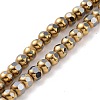 Electroplated Non-magnetic Synthetic Hematite Beads Strands G-G862-02G-1