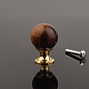 Metal & Natural Tiger Eye Drawer Knobs PW-WG57F80-01-1