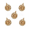 5Pcs Brass Pendants KK-SZ0004-39-1