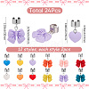 24Pcs 12 Styles Heart & Bowknot Resin Stethoscope Pendant Decorations HJEW-SP0001-58-2