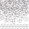 200Pcs 304 Stainless Steel S-Hook Clasps STAS-UN0063-30-1