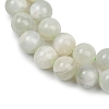 Natural Green Moonstone Beads Strands G-NH0060-A01-03-4