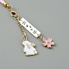 Cute Japanese Cherry Blossom Pendant Decorations HJEW-WH0068-05B-3