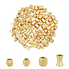 DICOSMETIC 80Pcs 4 Style Brass Beads KK-DC0002-97-1