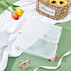 DIY Rectangle Plastic Mesh Sheet Sets DIY-WH0301-11-5