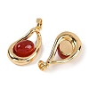 Natural Carnelian(Dyed & Heated) Pendants KK-P283-44G-2