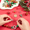 Christmas Theme Acrylic Beads Set OACR-SP0001-20B-3