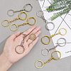  8Pcs 2 Colors Alloy Pendant Keychain FIND-NB0002-91-3