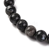 Natural Labradorite Beads Stretch Bracelets BJEW-I319-01A-2