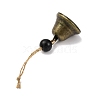 Halloween Iron Bell Hanging Ornaments HJEW-JM02444-4