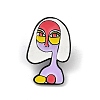 Abstract Lady Enamel Pins JEWB-R001-02EB-05-1