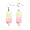 3 Styles Summer Flower & Ice Lolly & Drink Acrylic Dangle Earring Sets for Women EJEW-F336-01D-2