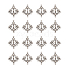 Beadthoven Tibetan Style Chandelier Component Links TIBE-BT0001-05AS-NF-1