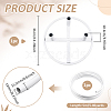 1Pc Iron Flower Pole Display Stand Base DIY-PH0036-09-2
