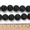 Natural Lava Rock Round Beads Strands G-M169-16mm-03-5
