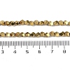 Electroplated Synthetic Non-magnetic Hematite Beads Strands X-G-A234-G03-01G-4