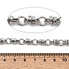 304 Stainless Steel Flat Round Link Chains CHS-K024-13P-2