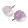 Natural Amethyst Pendants G-A249-04A-01P-2