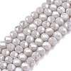 Electroplate Glass Beads Strands LS-EGLA-A044-P4mm-A19-1