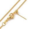 Brass Twisted Chain Necklaces NJEW-M083-01G-02-2