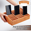 24-Grid Wooden Cell Phone Storage Box AJEW-WH0258-969B-4