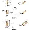 Unicraftale 304 Stainless Steel Cord Ends STAS-UN0001-95G-3