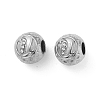 304 Stainless Steel Rhinestone European Beads STAS-A092-10U-P-1