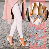 SUPERFINDINGS 2Pcs Cloth with Rhinestone Shoe Buckle Clips FIND-FH0008-78A-5