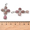 Natural Rhodonite Pendants GG-CBA9F30-02P-14-3