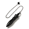 Natural Obsidian Pointed Dowsing Pendulums G-F758-F05-P-1