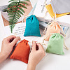 Magibeads 40Pcs 8 Colors Polycotton Canvas Packing Pouches ABAG-MB0001-07-11