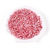 Transparent Spray Painted Glass Beads EGLA-N018-4mm-07-1