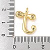 Rack Plating Brass Micro Pave Cubic Zirconia Pendants KK-A200-24G-J-3