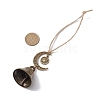 Iron Bell Pendant Decoration HJEW-JM02236-3