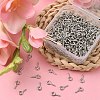 500Pcs Iron Screw Eye Pin Peg Bails FIND-YW0003-06P-5