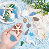 AHADERMAKER 68Pcs 8 Styles Ocean Theme Opaque Resin Cabochons RESI-GA0001-18-3