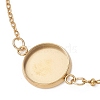 304 Stainless Steel Cable Chain Satellite Chain Bracelet Making BJEW-JB13163-03-3
