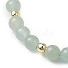 Chip & Round Mixed Gemstone Beaded Stretch Bracelets for Women BJEW-JB10766-5