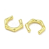 Brass Cuff Earrings EJEW-C104-058G-2