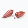 Natural Red Jasper Pointed Pendants G-F705-01J-P-3